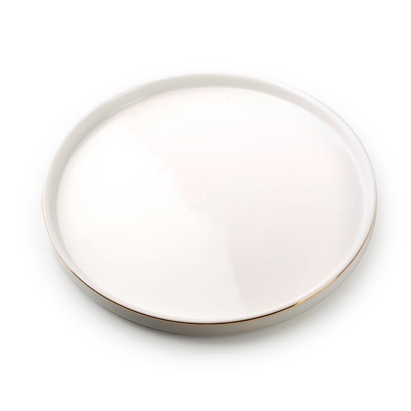 Porcelánový dezertní talíř AFFEK DESIGN GRACE BÍLÝ 20 cm