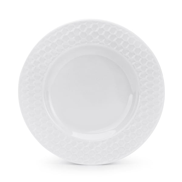 Porcelánový dezertní talíř HONEY bílý 20 cm