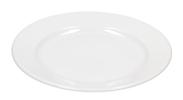 Porcelánový mělký obědový talíř LUBIANA KASZUB 21 cm