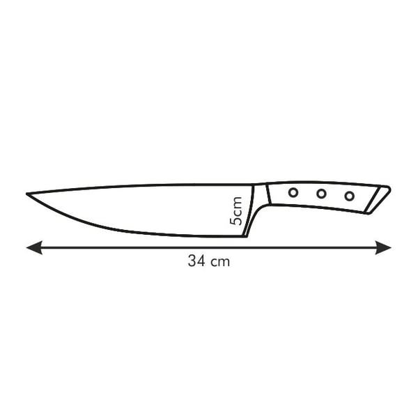 TESCOMA Azza 20 cm - nůž šéfkuchaře z nerezové oceli