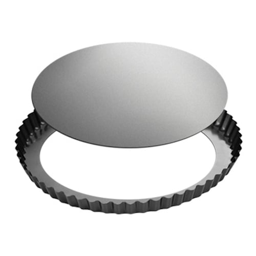 TESCOMA Delici 28 cm šedá – ocelová koláčová forma s odnímatelným dnem