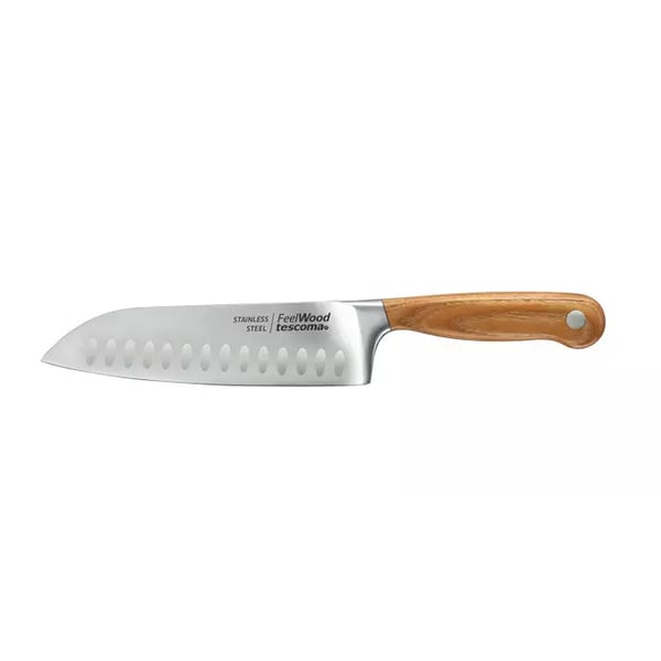 TESCOMA Feelwood 17 cm - Nůž Santoku z nerezové oceli