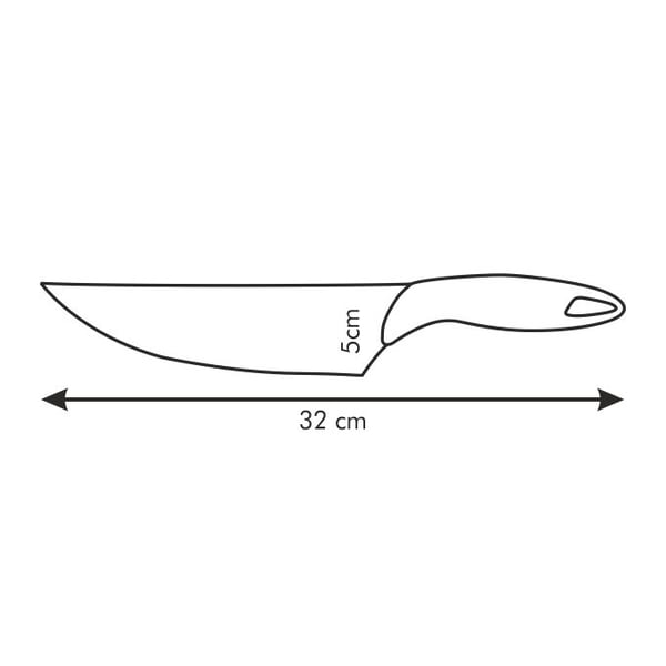 TESCOMA Presto 20 cm námořnická modř - nůž šéfkuchaře z nerezové oceli