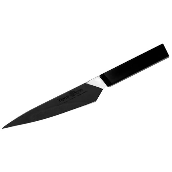 TOJIRO Origami Black 13 cm - univerzální kuchyňský nůž z nerezové oceli