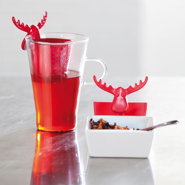 KOZIOL Rudolf - plastové sítko na sypaný čaj