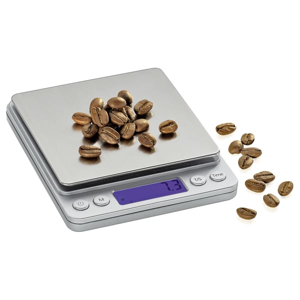 ZASSENHAUS Barista šedá - ocelová elektronická kávová váha