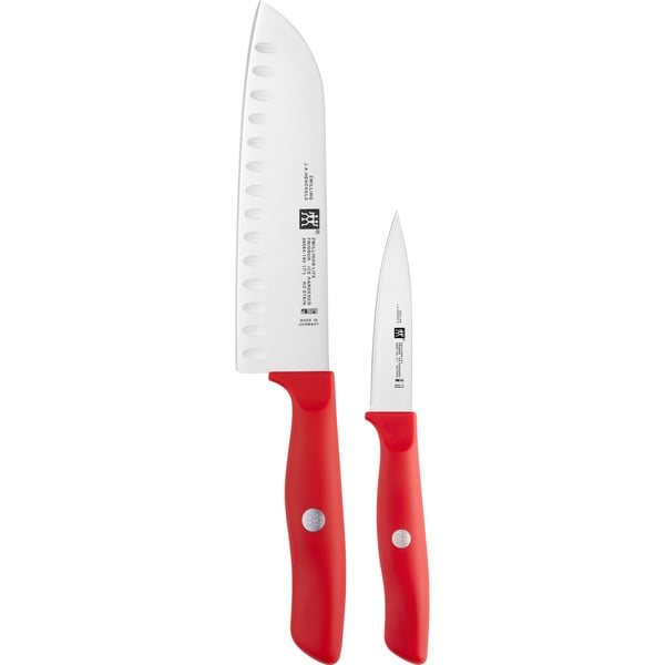 ZWILLING Life 2 ks červená - sada kuchyňských nožů z nerezové oceli