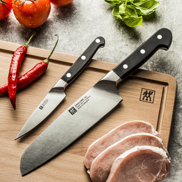 ZWILLING Pro 2 ks černá - sada ocelových kuchyňských nožů