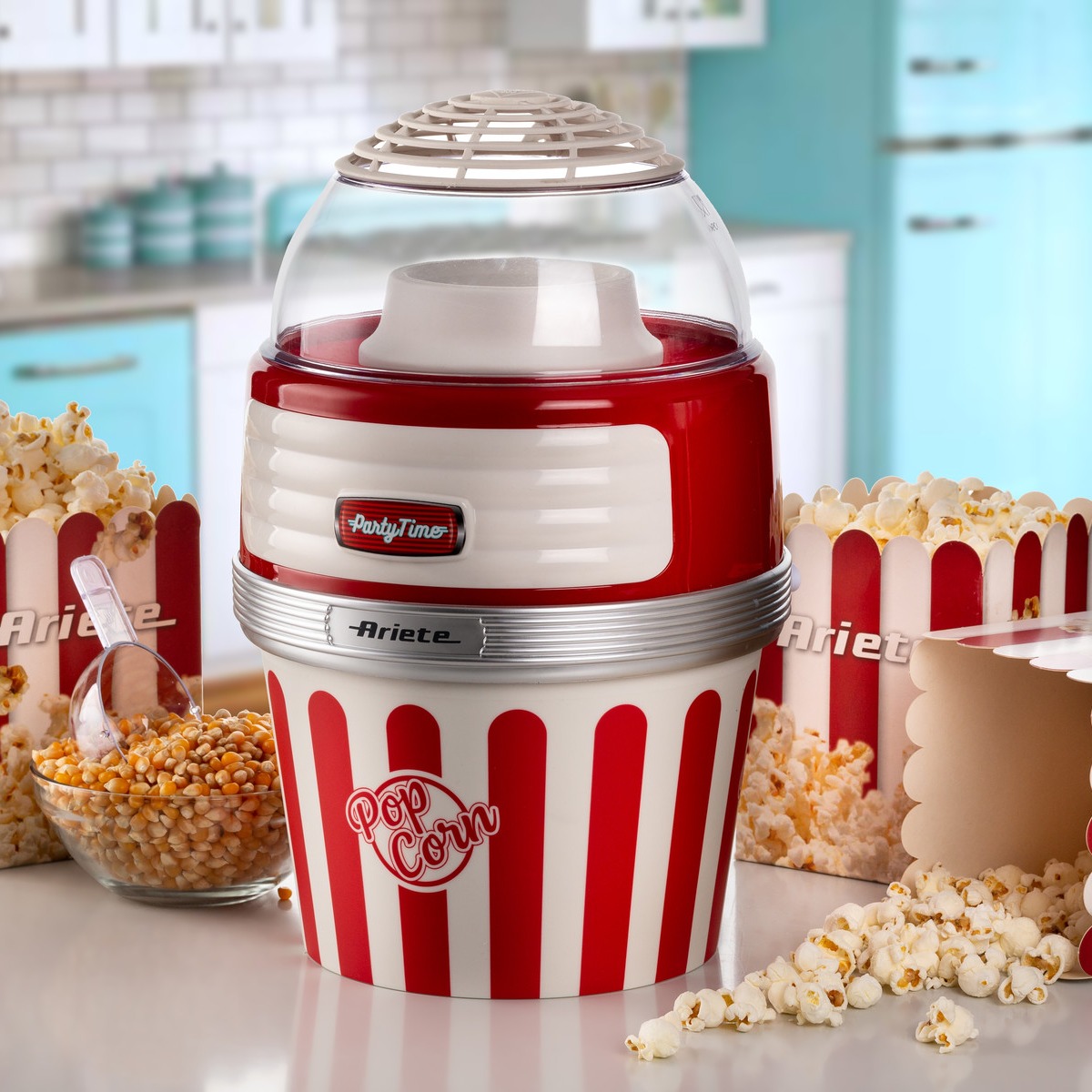 ARIETE Party Time Popcorn Maker XL 1100 W červený - popcornovač