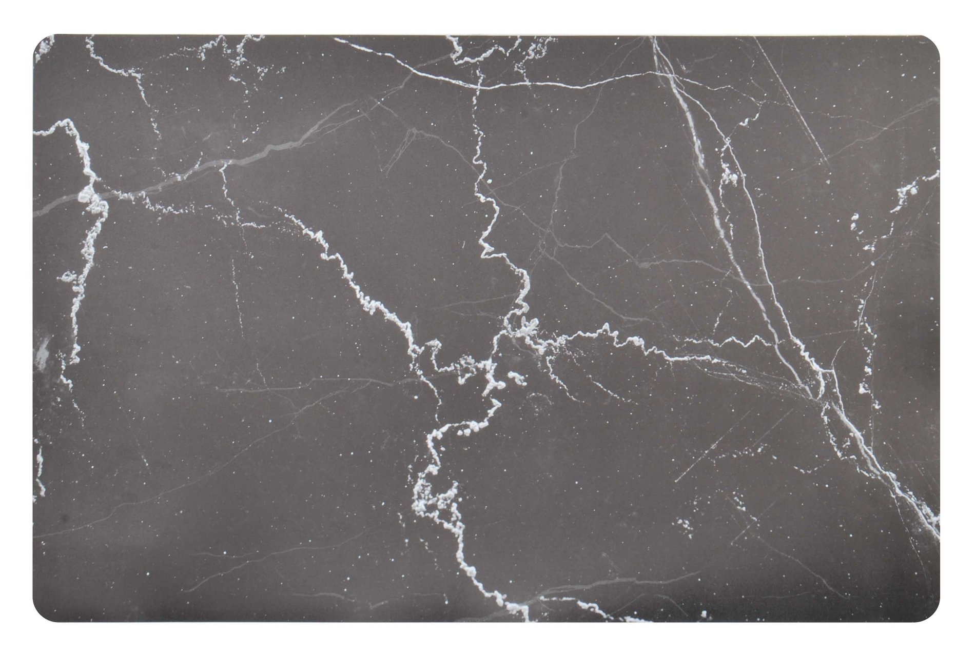 Polypropylenová podložka na stůl MONDEX BASIC KITCHEN MARBLE černá 43,5 x 28,2 cm