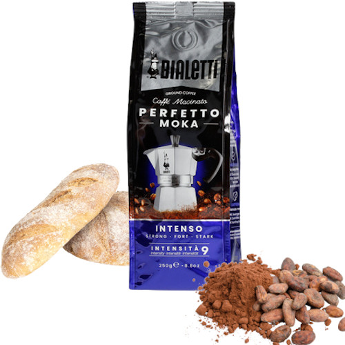 BIALETTI Perfetto Moka Intenso 250 g – italská mletá káva