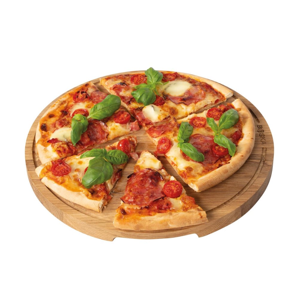 BOSKA Friends 29 cm – dřevěná deska na pizzu