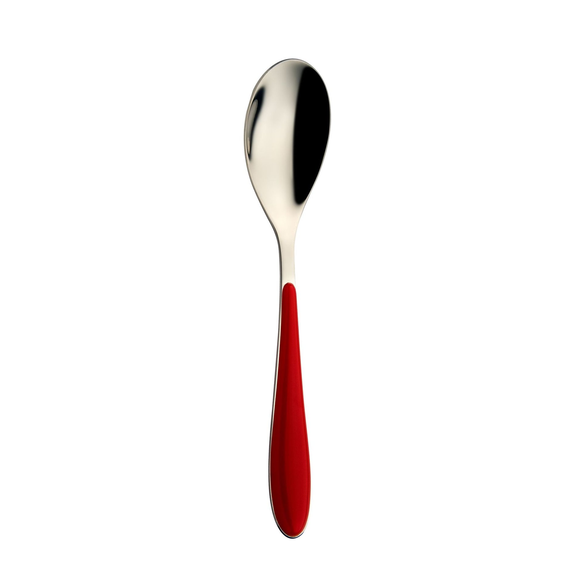  BUGATTI Gioia 22 cm červená – nerezová, polévková lžíce