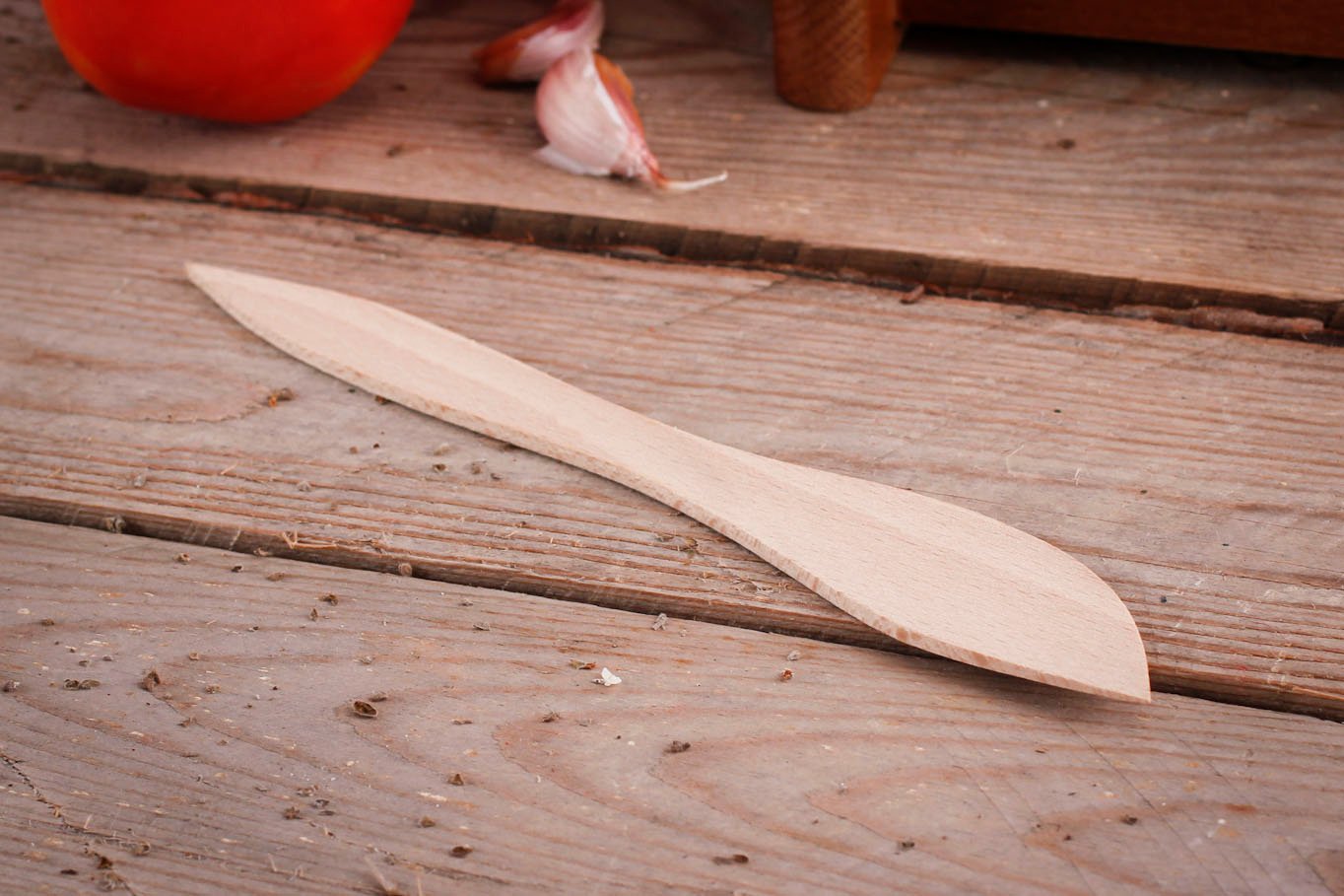 Dřevěný nůž na máslo HONEY 9 cm
