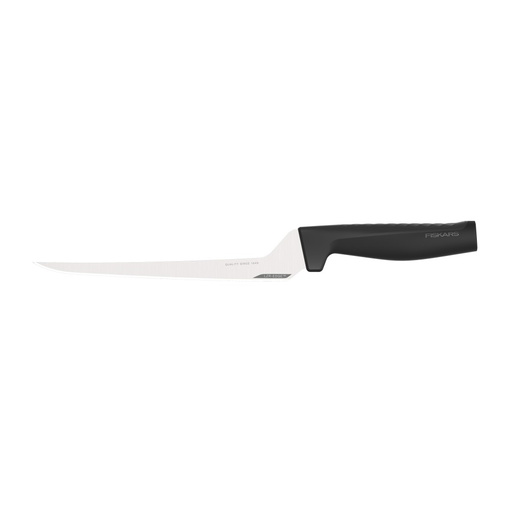 FISKARS Hard Edge 21,7 cm černý - filetovací nůž na ryby z nerezové oceli