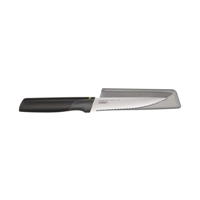 JOSEPH JOSEPH Elevate Steel 11,5 cm černý (10530) – nůž z nerezové oceli na měkkou zeleninu a ovoce s krytem
