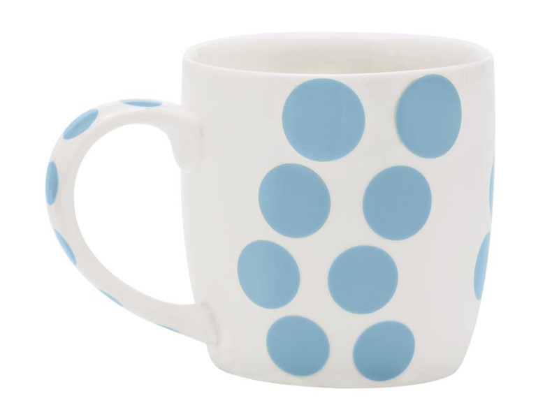 ZAK! DESIGNS Dot Dot Mug 350 ml modrý - porcelánový hrnek
