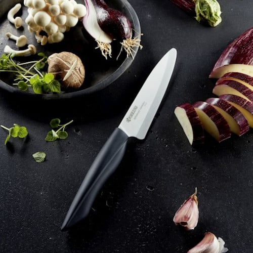 KYOCERA Shin White Tare 13 cm bílý - keramický univerzální kuchyňský nůž