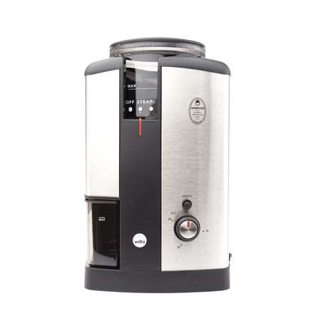 Automatický, ocelový, elektrický mlýnek na kávu WILFA SVART WSCG 2