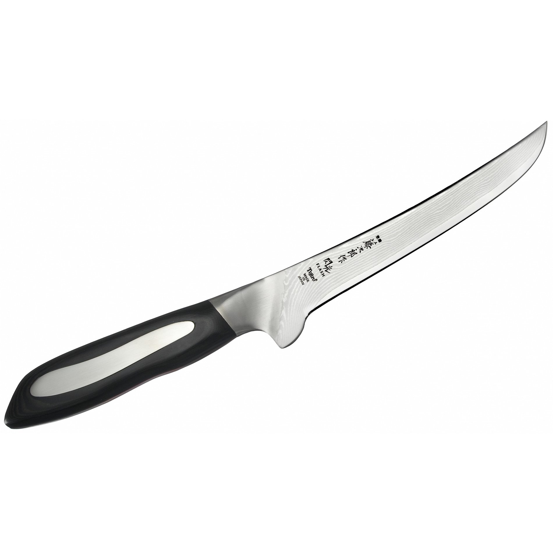 Filetovací nůž z nerezové oceli TOJIRO FLASH černý 15 cm