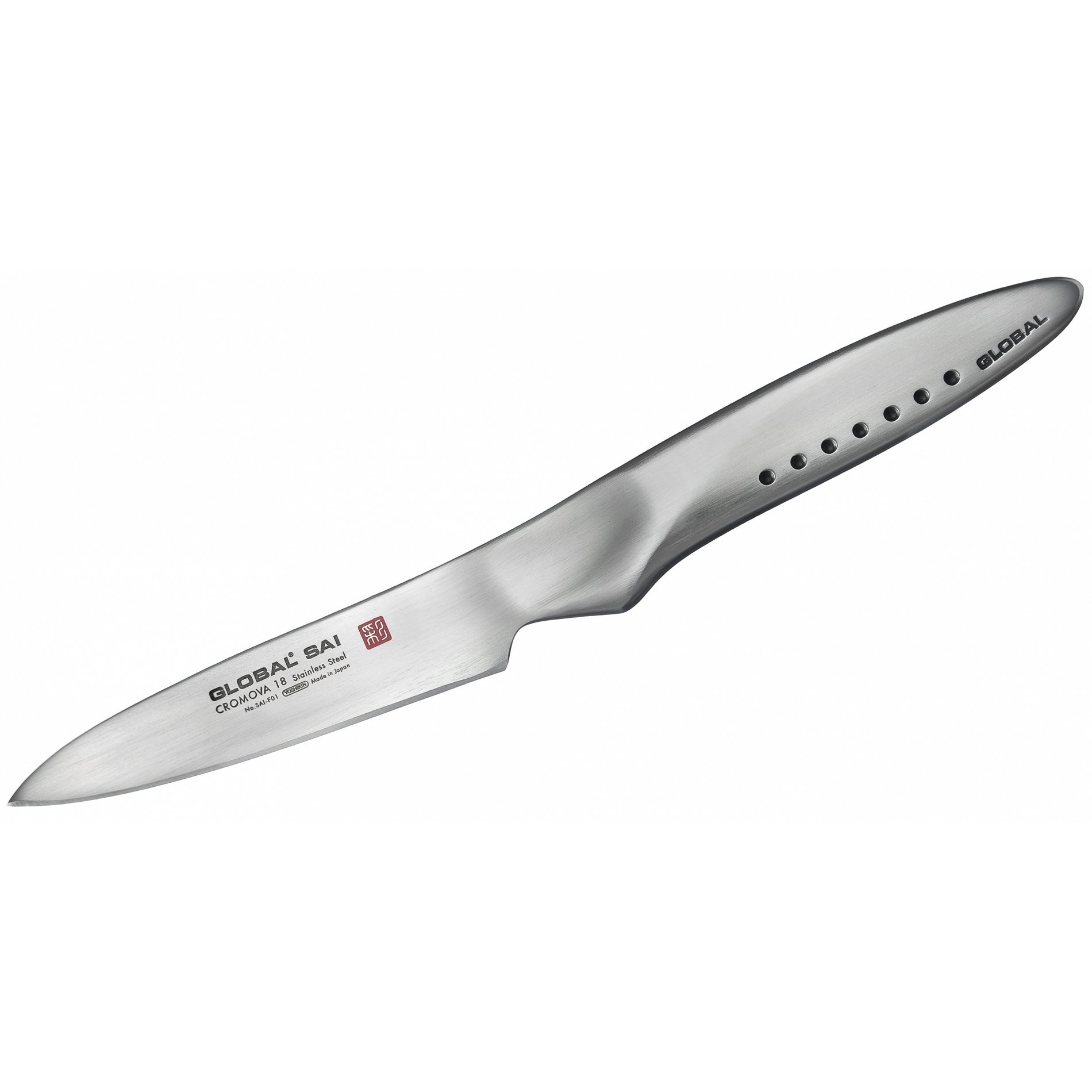 Nůž z nerezové oceli na loupání zeleniny a ovoce GLOBAL SAI 9 cm