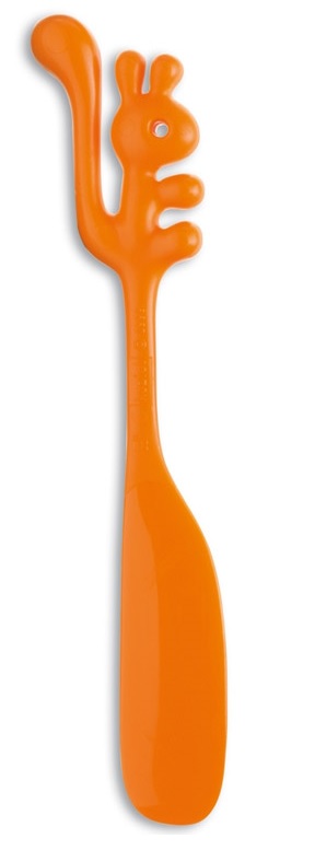 KOZIOL Yummi orange - plastový nůž na máslo