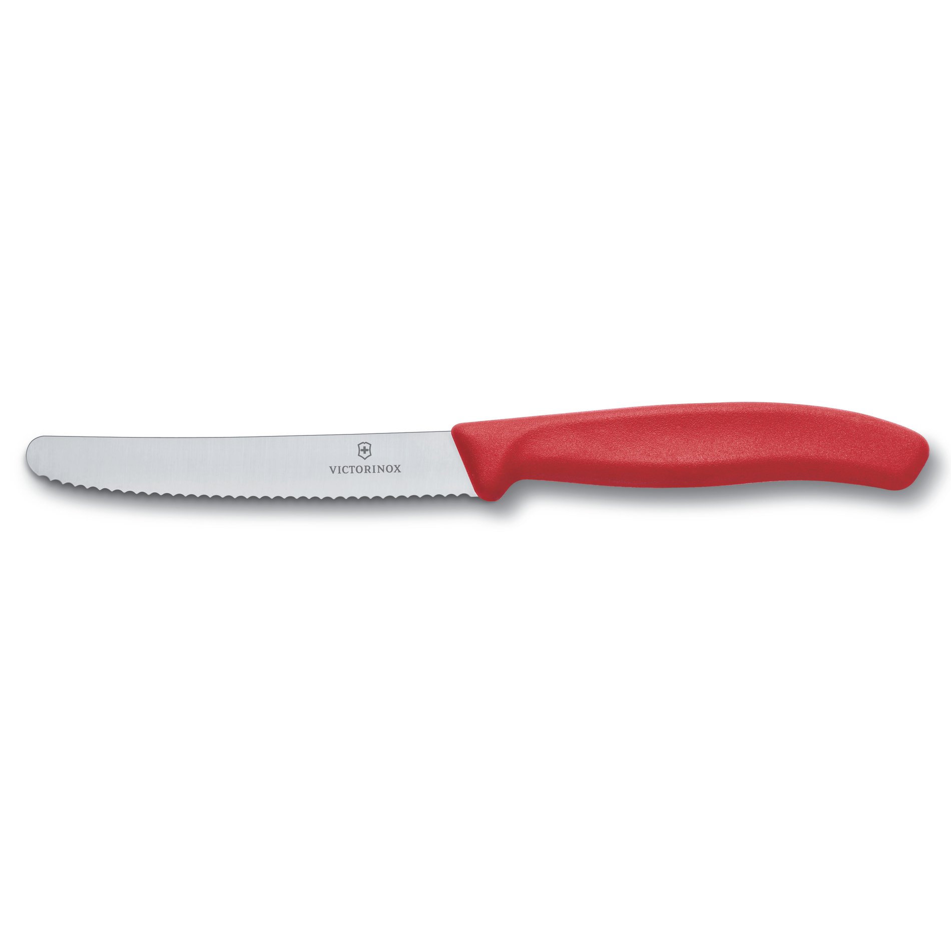 VICTORINOX steakový nůž z nerezové oceli STEAK RED 11 cm