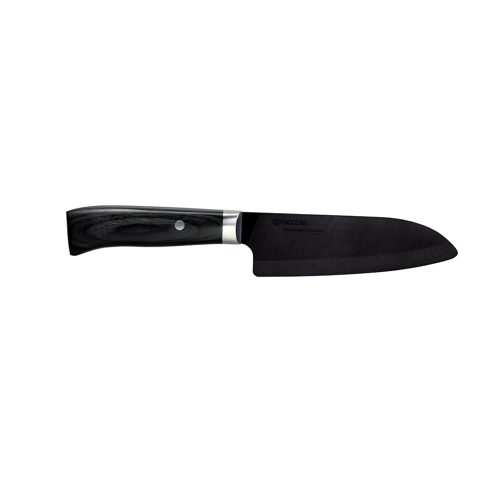 KYOCERA JPN 14 cm černý - japonský keramický nůž Santoku