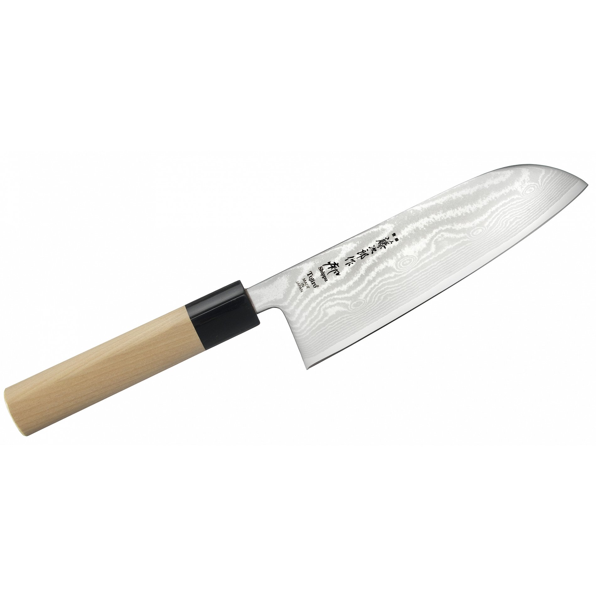 Nůž Santoku z nerezové oceli TOJIRO SHIPPU krémový 16,5 cm