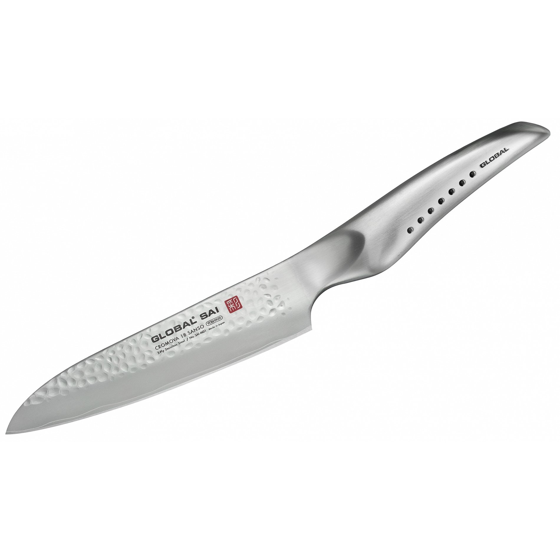 Kuchařský nůž z nerezové oceli GLOBAL SAI CROMOVA 14 cm