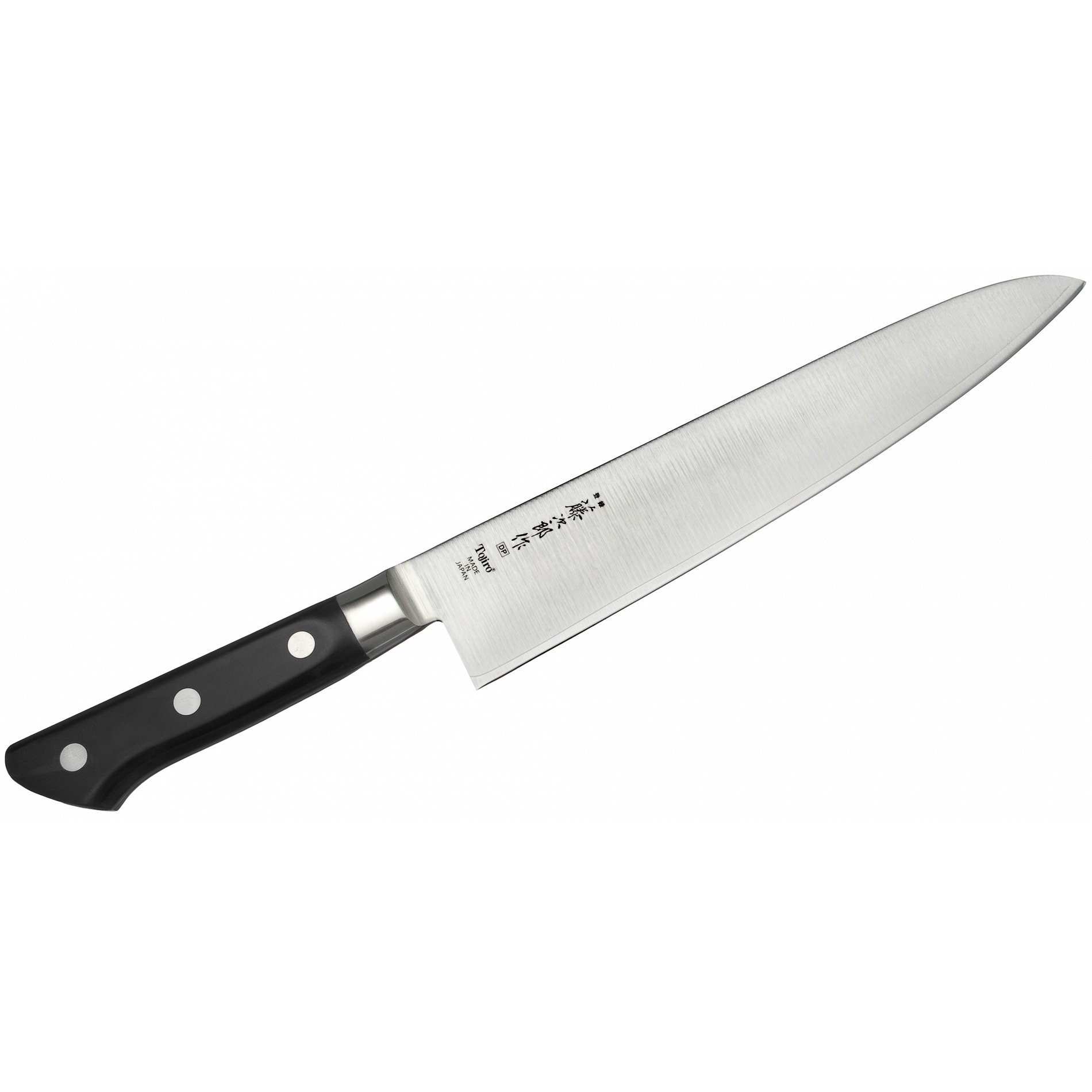 Kuchařský nůž z nerezové oceli TOJIRO DP3 CHEF černý 21 cm