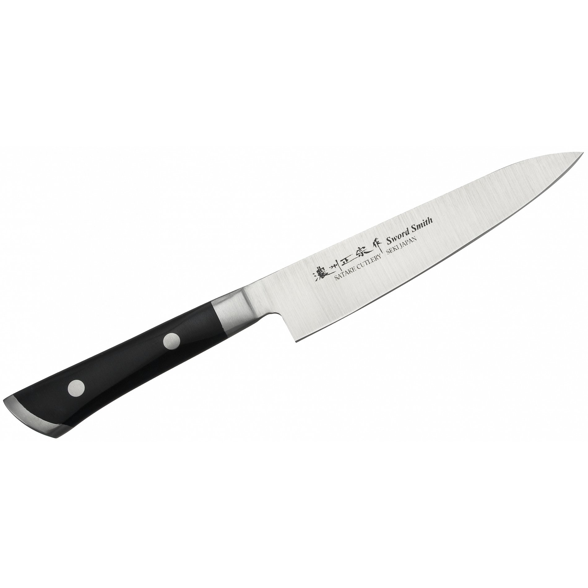 Univerzální nůž z nerezové oceli SATAKE HIROKI černý 13,5 cm
