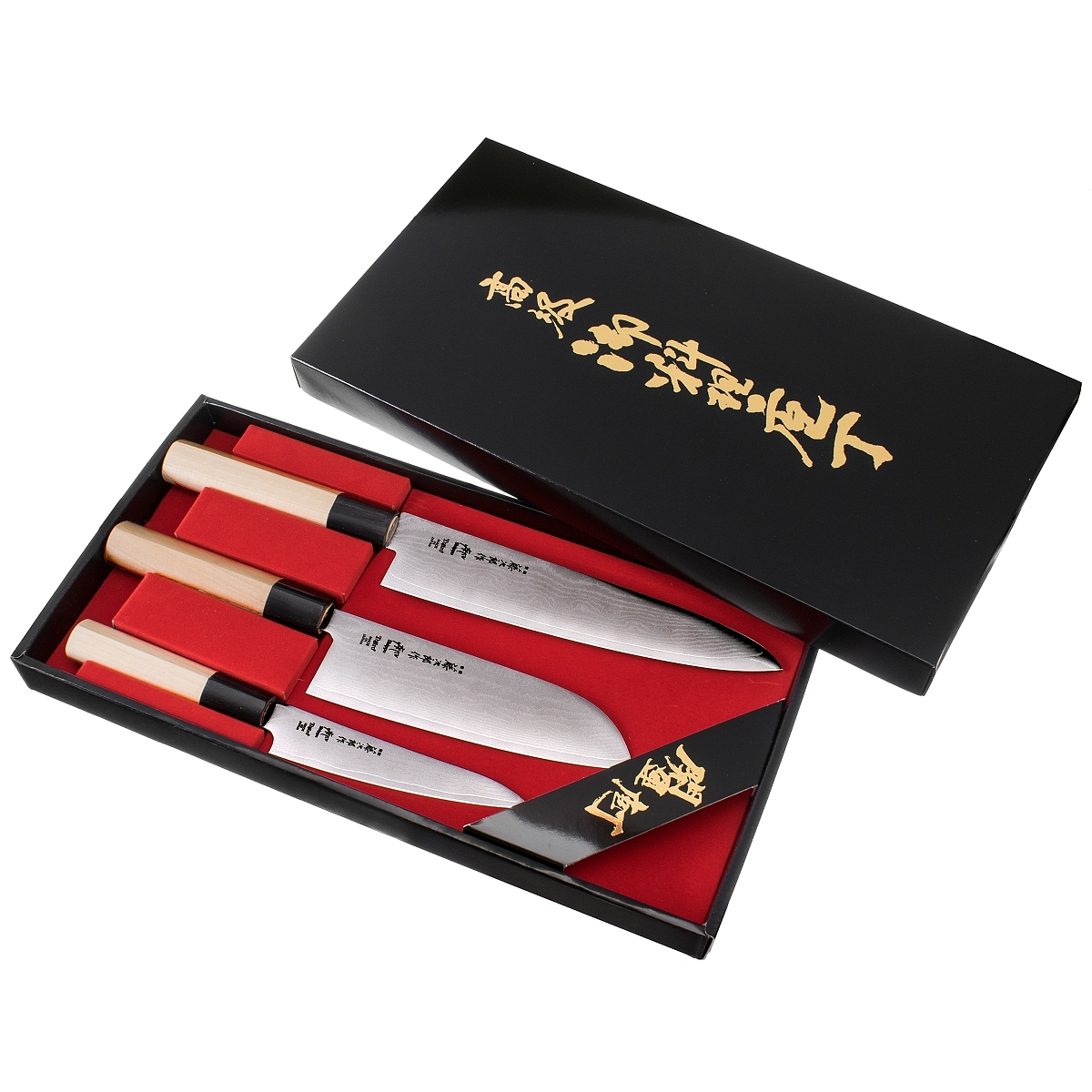 TOJIRO SHIPPU SET kuchyňské nože z nerezové oceli 3 ks.