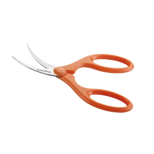 TESCOMA Presto oranžové - kuchyňské nůžky na krevety z nerezové oceli