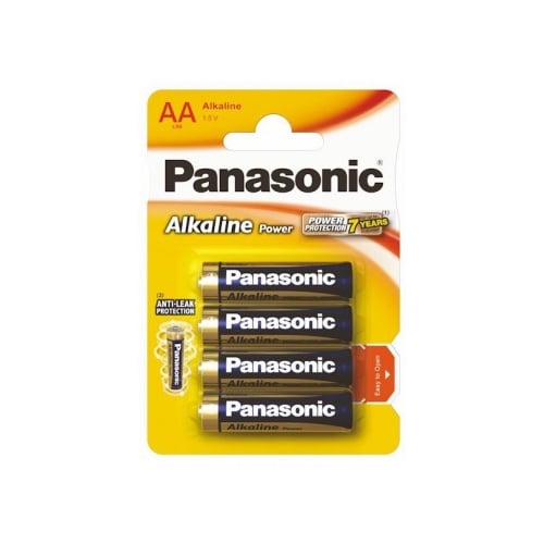PANASONIC Alkaline Power R6 4 ks. - alkalické baterie R6 AA 1,5 V