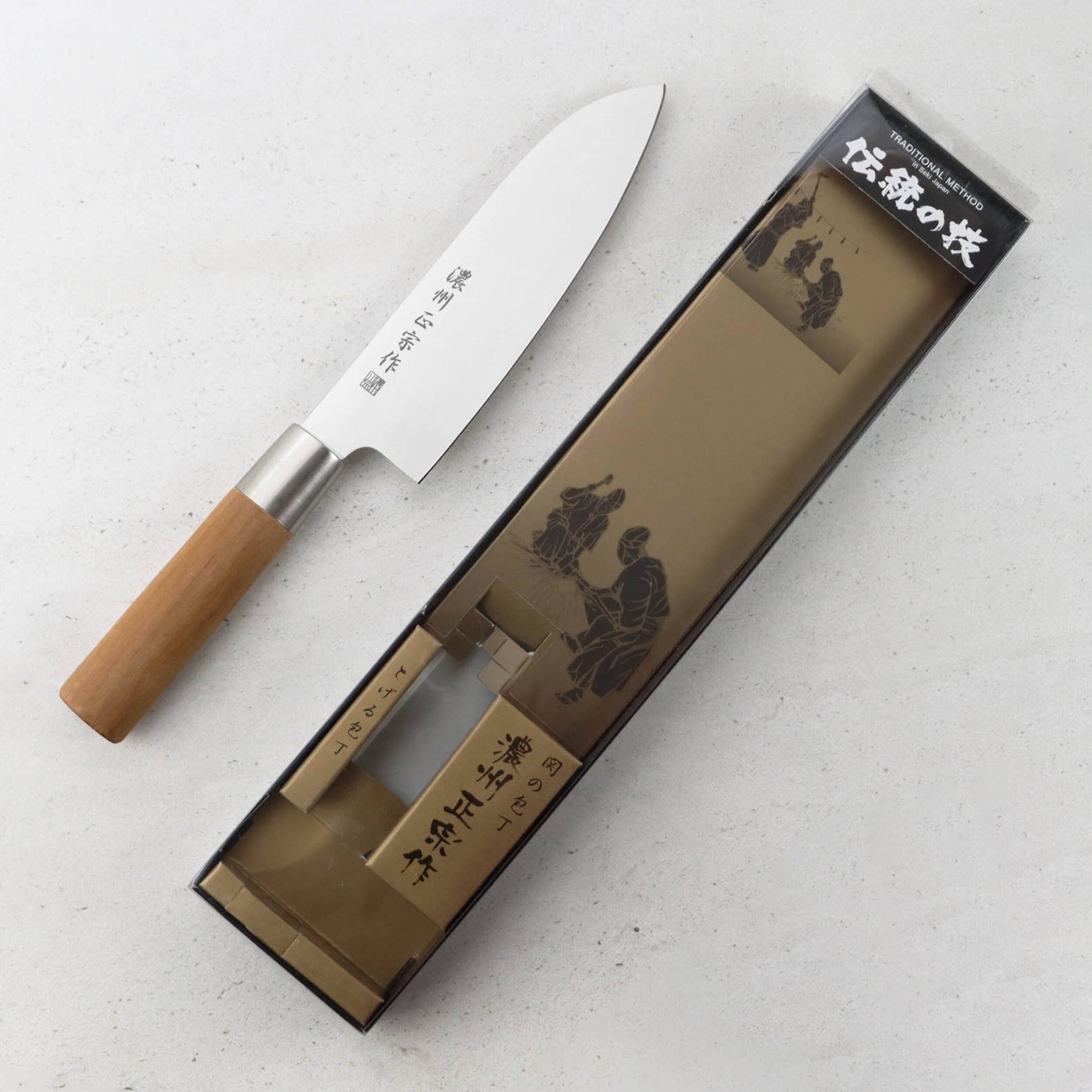 SATAKE Masamune 17 cm - nůž Santoku z nerezové oceli