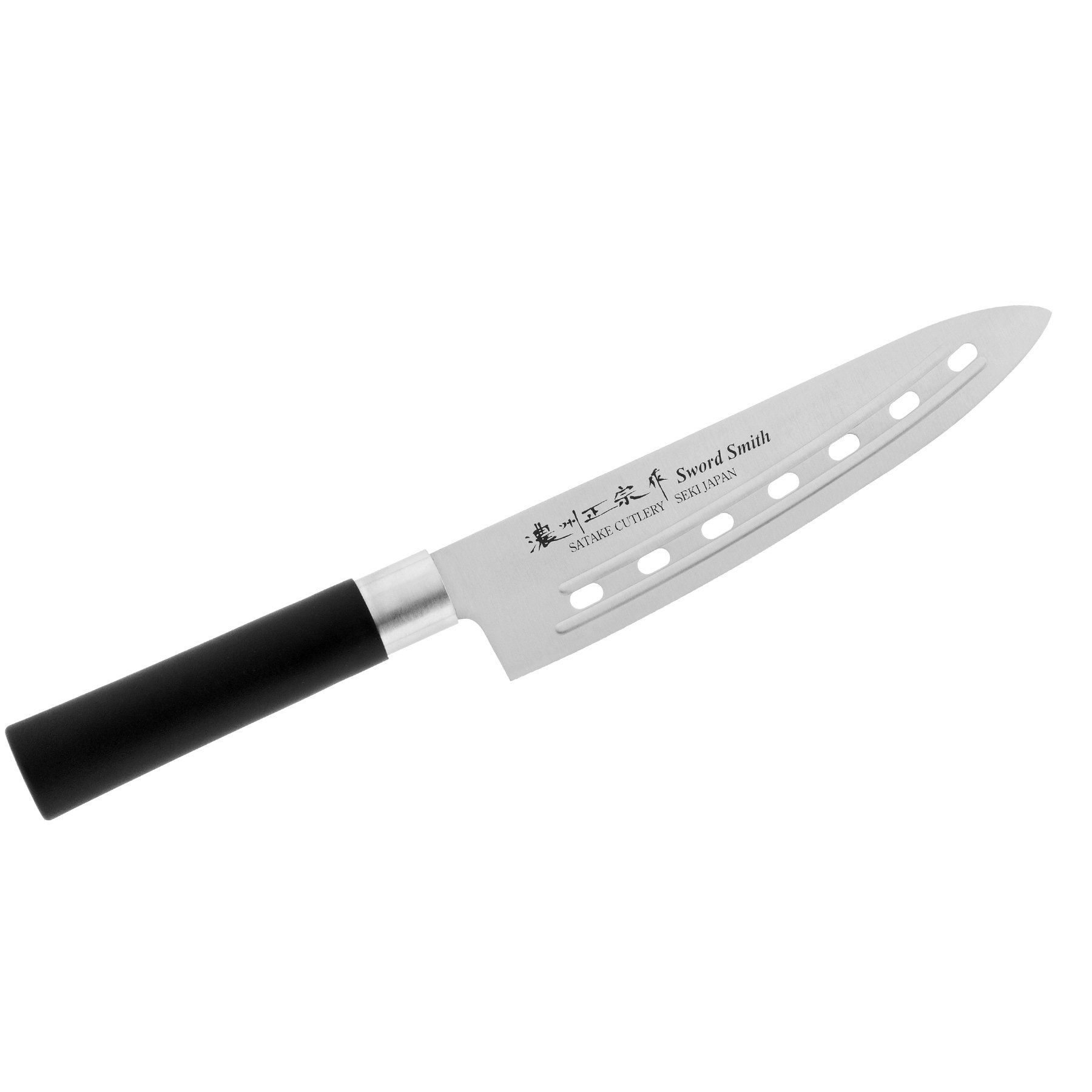 SATAKE Saku 18 cm černý - nůž santoku z nerezové oceli