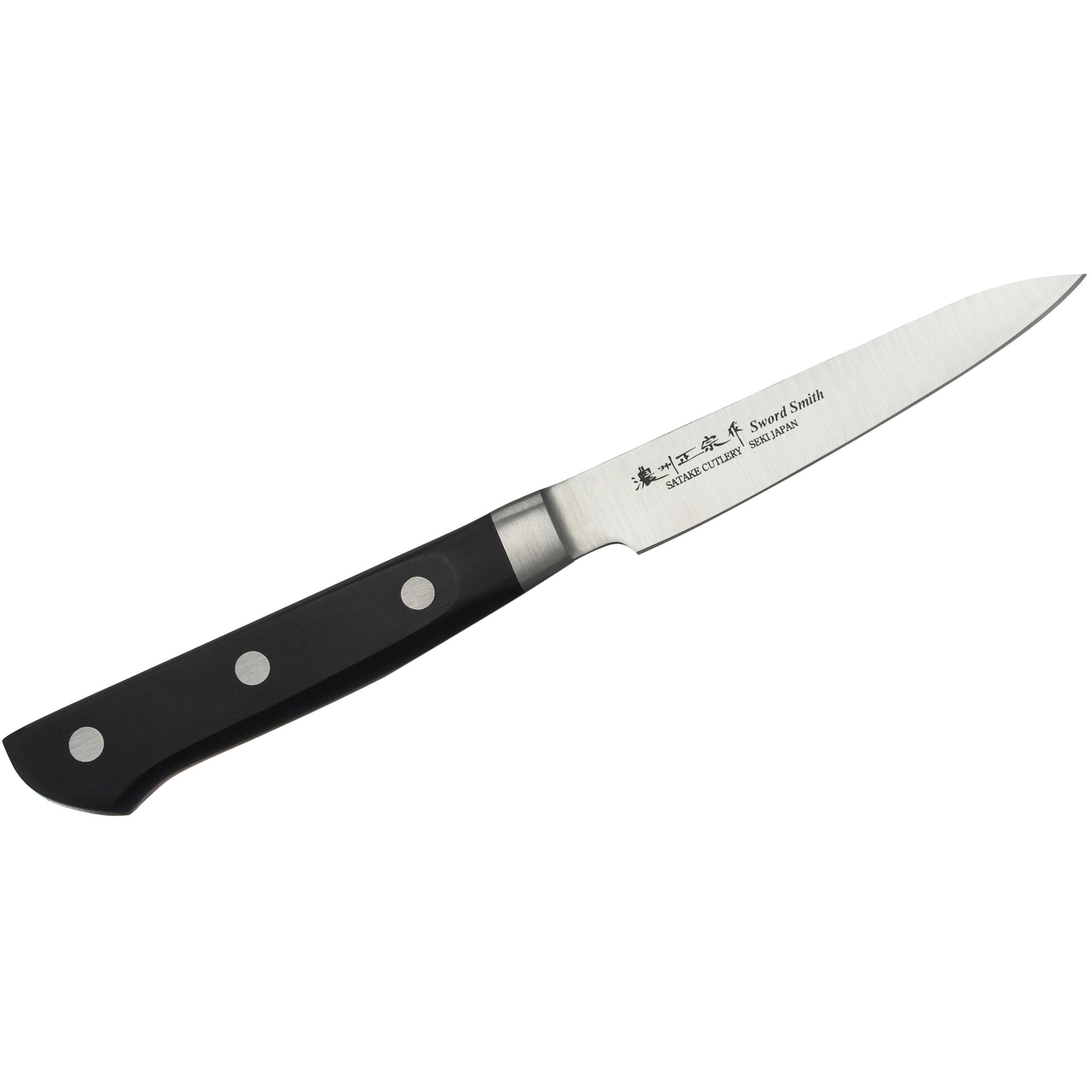 SATAKE Satoru 10 cm černý - ocelový nůž na zeleninu a ovoce