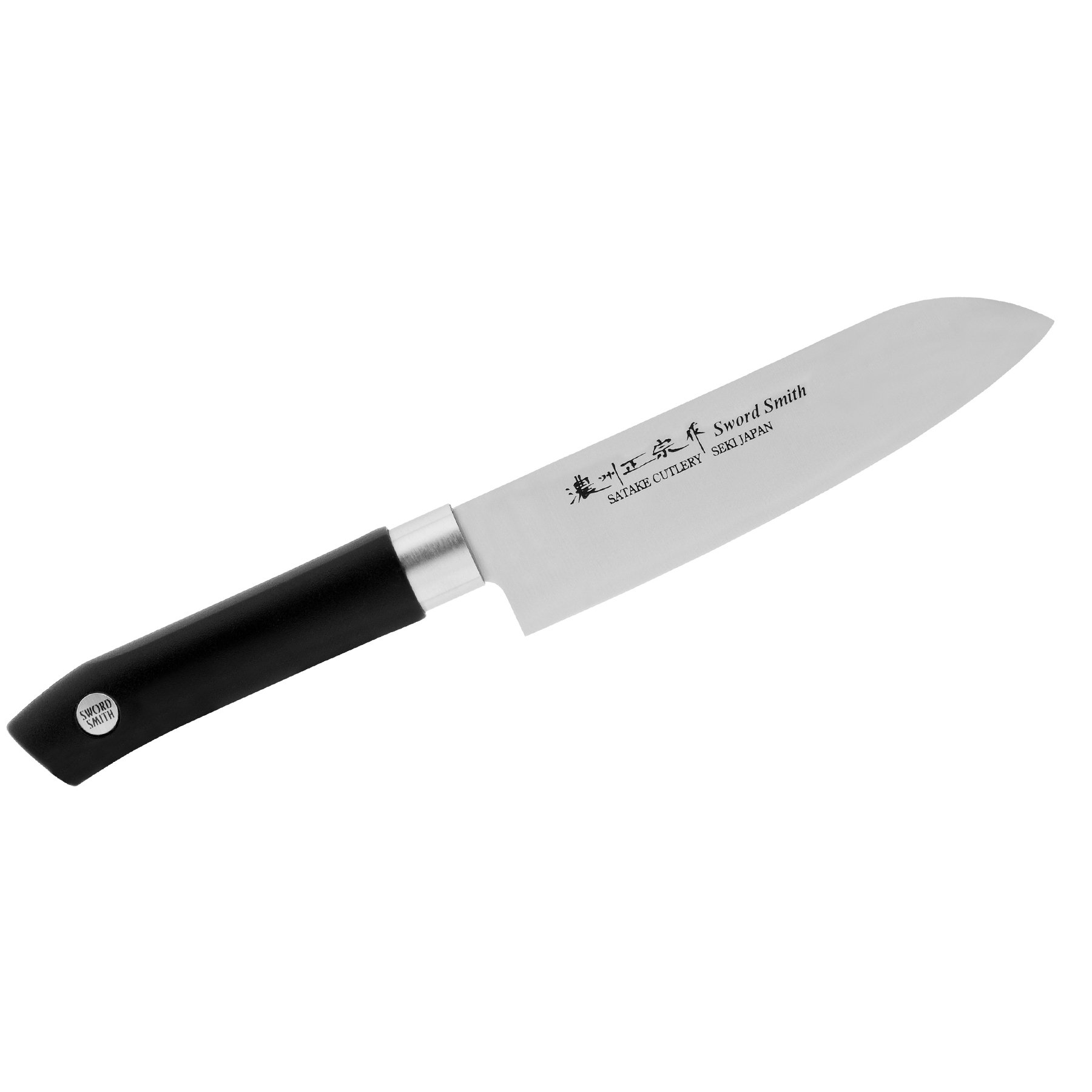 SATAKE Sword Smith 15 cm černý - nůž Santoku z nerezové oceli