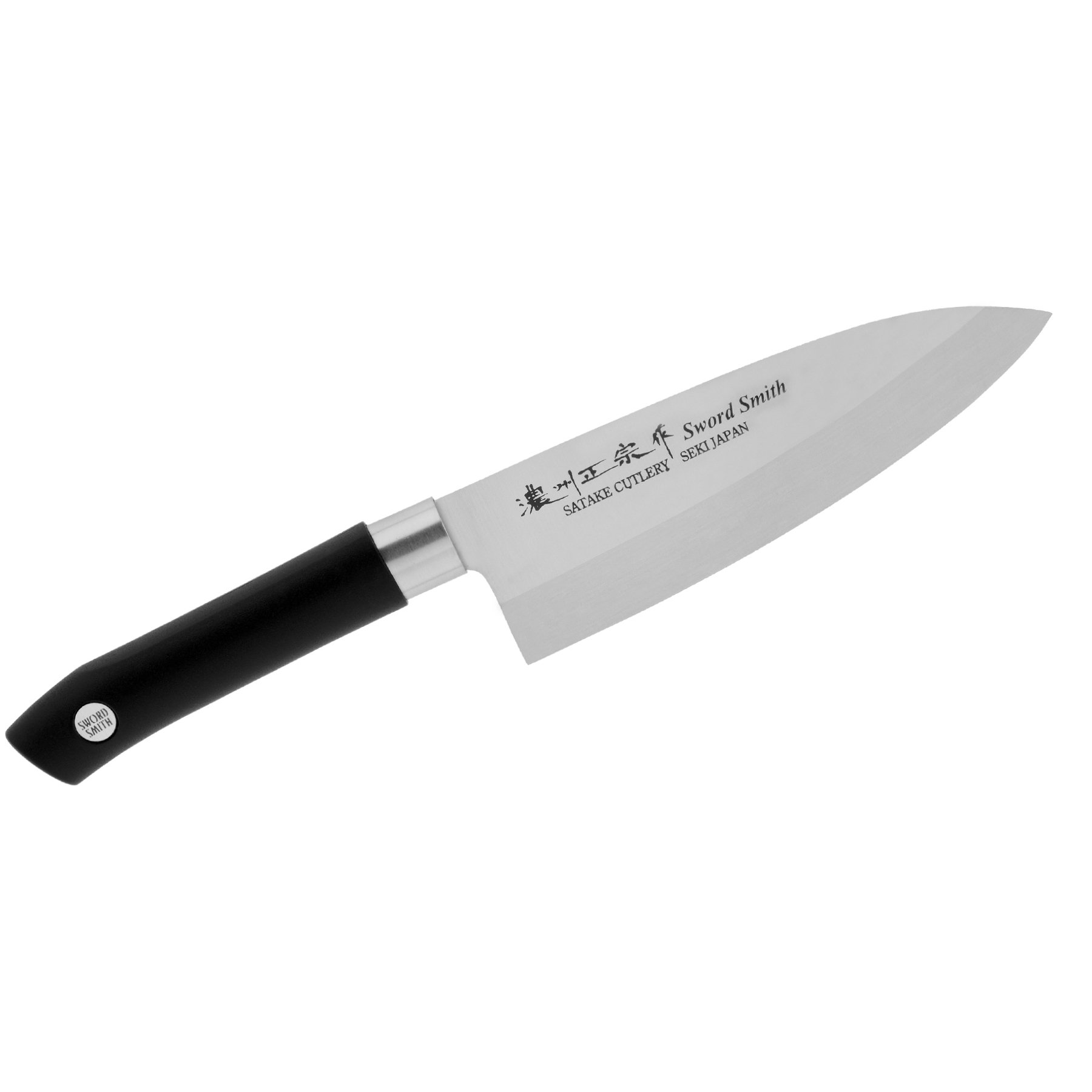 SATAKE Sword Smith 16 cm černý - nůž šéfkuchaře z nerezové oceli