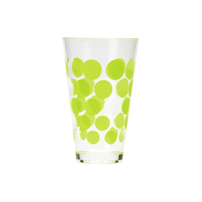 ZAK! DESIGNS Dot Dot Mojito 300 ml zelená – plastová sklenička na vodu, limonádu a drinky