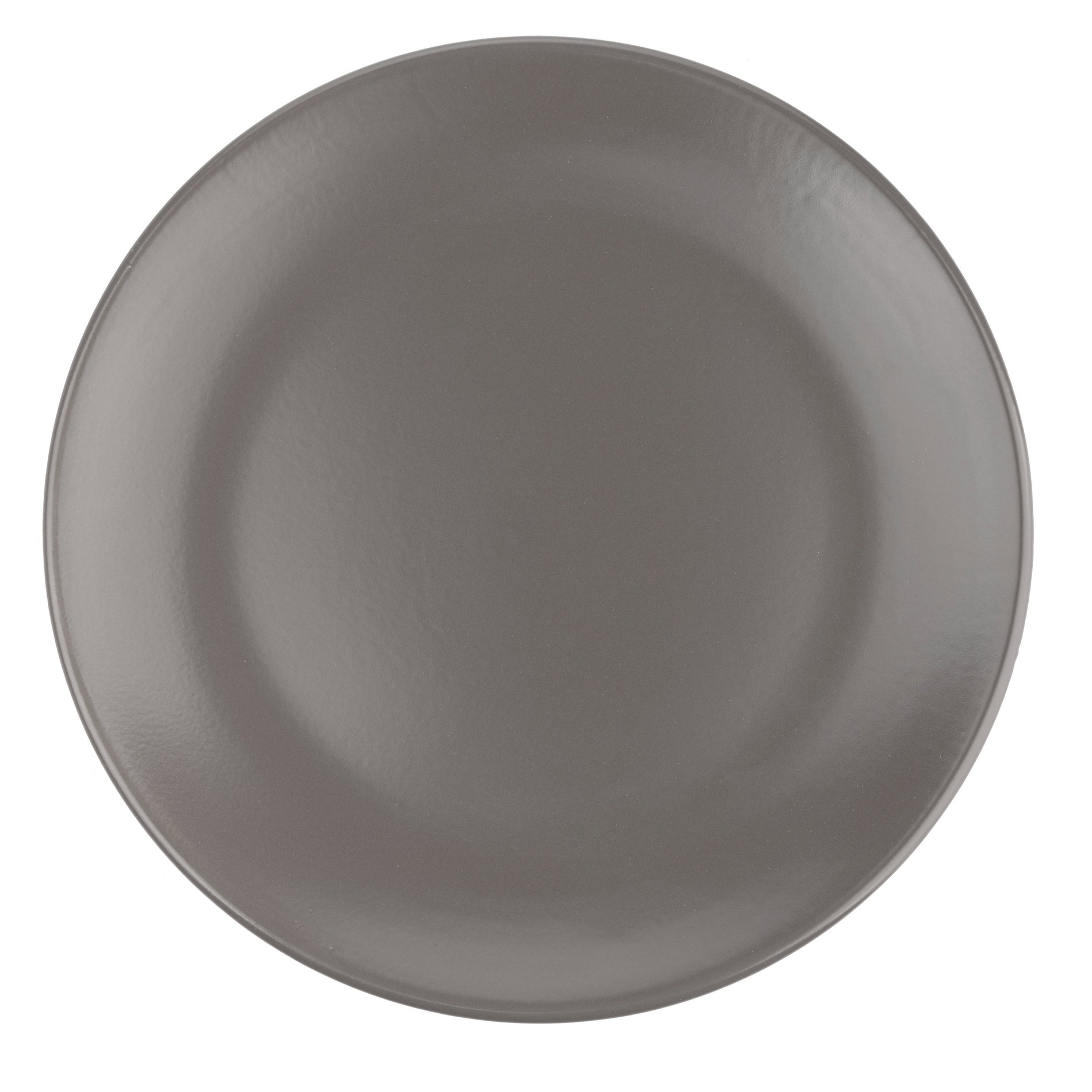 Keramický dezertní talíř FLORINA MERRY SVĚTLE ŠEDÝ 20 cm