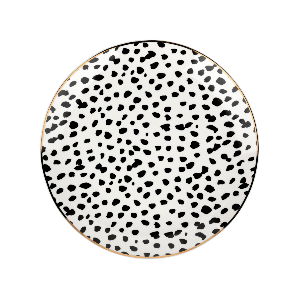 Porcelánový dezertní talíř FLORINA BLACK AVENUE GABRIELLE 20 cm