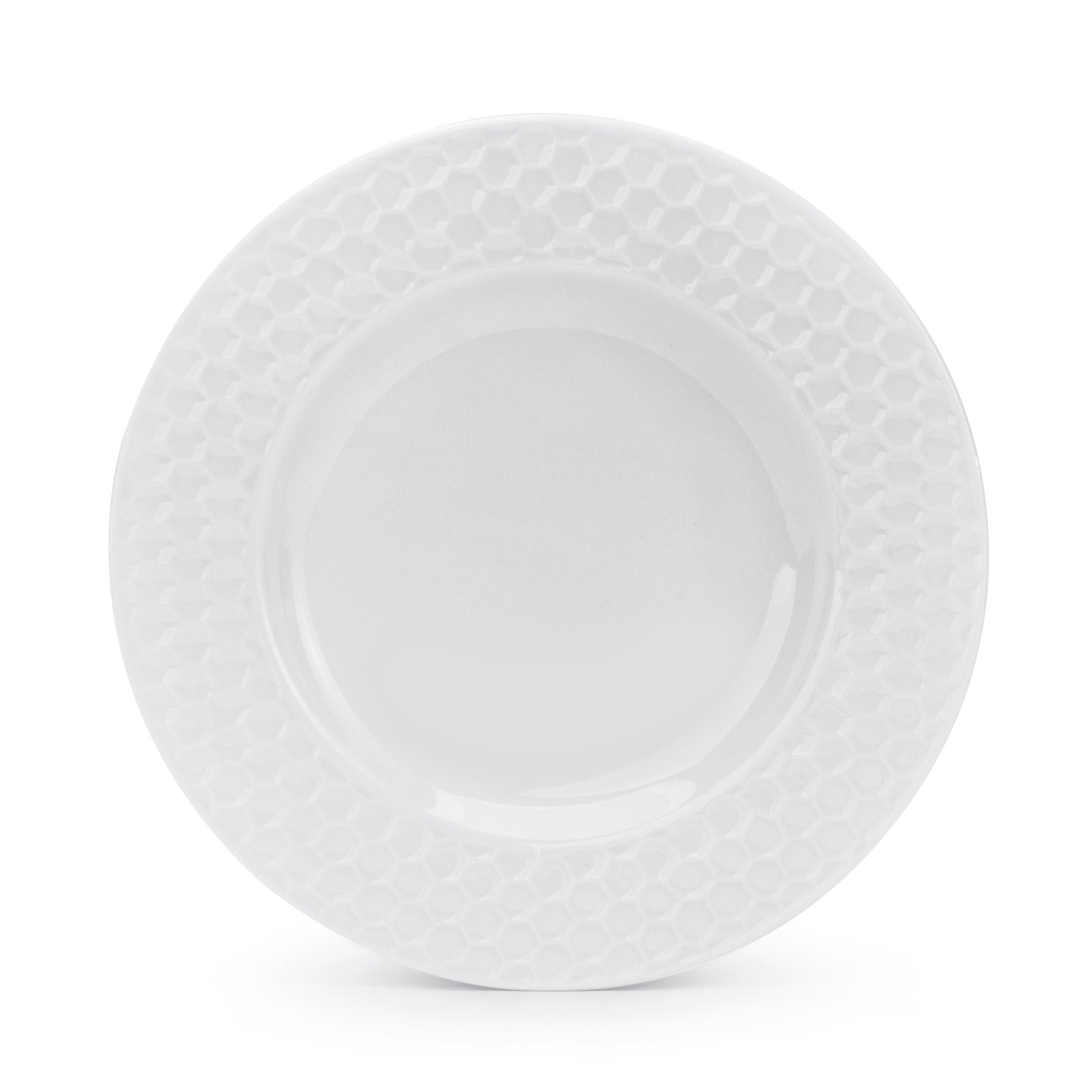Porcelánový dezertní talíř HONEY bílý 20 cm