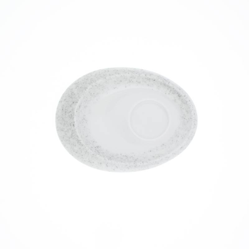 KAHLA Tao Shi 13 cm biało-šedý - porcelánový talíř / podšálek