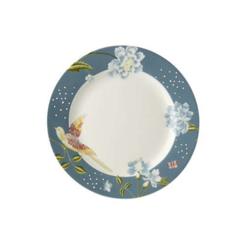 Porcelánový dezertní talíř LAURA ASHLEY HERITAGE SEASPRAY UNI tmavě modrý 18 cm