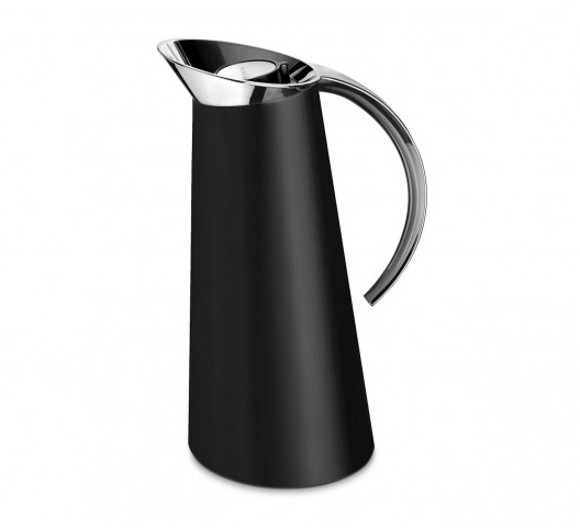 Plastová konferenční termoska na čaj a kávu BUGATTI GLAMOUR černá 1,1 l