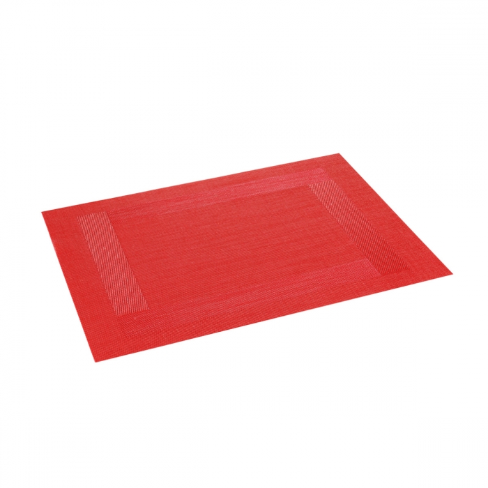 TESCOMA Flair Frame 45 x 32 cm červená - podložka na stůl ze syntetické tkaniny