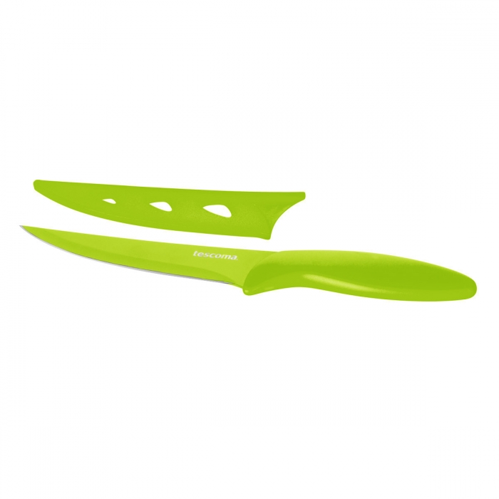 TESCOMA Presto Tone 12 cm zelený - univerzální kuchyňský nůž z nerezové oceli
