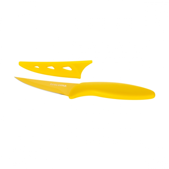 TESCOMA Presto Tone 8 cm žlutý - univerzální kuchyňský nůž z nerezové oceli